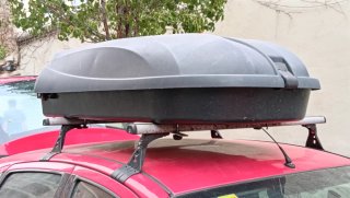 Cofre portaequipajes coche 70 x 120 x 27