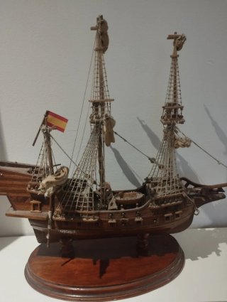 Maqueta Barco Velero Madera