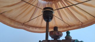 Lampada Vintage Anri a Forma di Arcolaio / Filatoi
