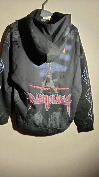 Sudadera Balenciaga Noche Paris Negra