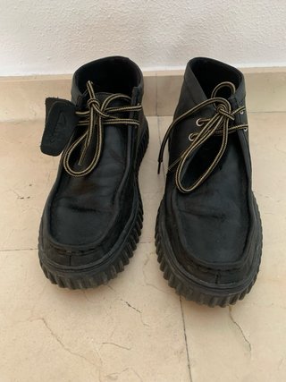 Botas Clarks Torhill Hi Piel Negra Talla 42