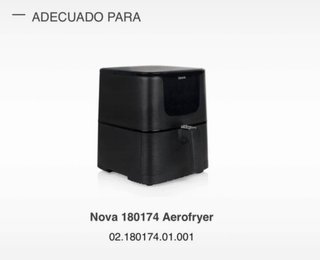Bandeja exterior Nova 180174 para freidora