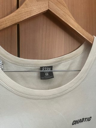 Camiseta nadadora slim fit hombre beige