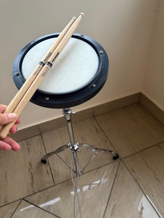 Pad de práctica batería + baquetas ProMark