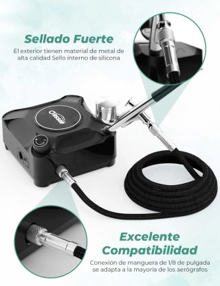 Kit Aerógrafo Oasser Doble Acción