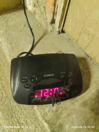 Radio despertador Casio PF-80 vintage