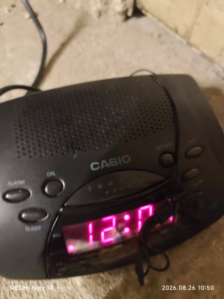 Radio despertador Casio PF-80 vintage