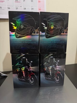 4 Intercomunicadores Moto Bluetooth