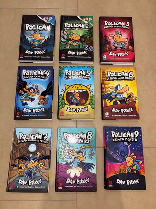 9 Cómics de Polican Dav Pilkey