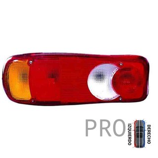Piloto Trasero Solamente Tulipa Ambar Blanco Rojo - Camion UNIVERSAL Camiones-Remolques /Trucks-Trailers