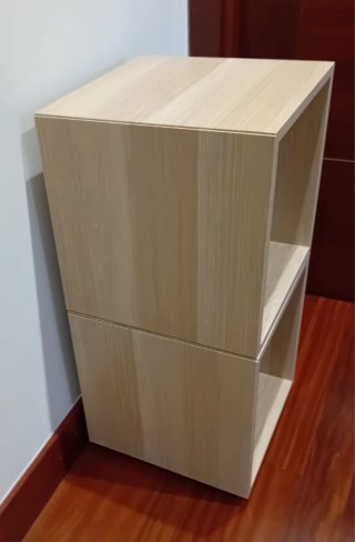 2 Cubos Eket Ikea Madera