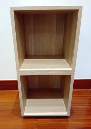 2 Cubos Eket Ikea Madera