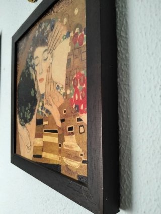 Cuadro decorativo Klimt El Beso