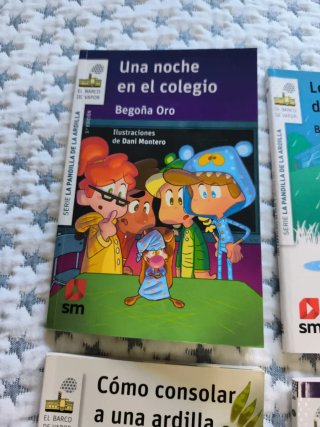 Libros serie "La pandilla de la ardilla".
