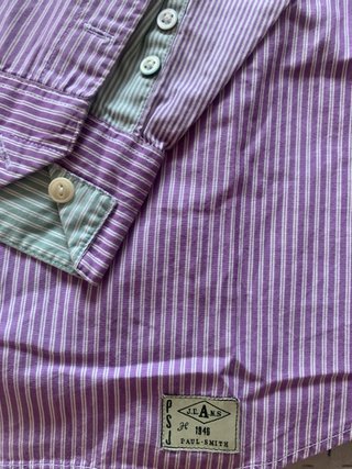 Camisa Paul Smith Rayas Lila y Verde