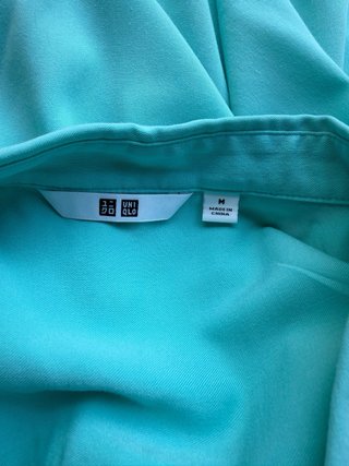 Camiseta sin mangas Uniqlo Talla M Turquesa
