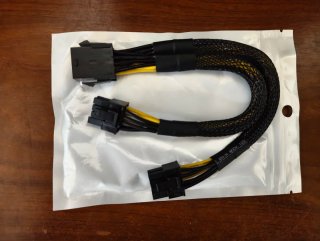 Adaptador Cabo GPU 6+2 pin x 2