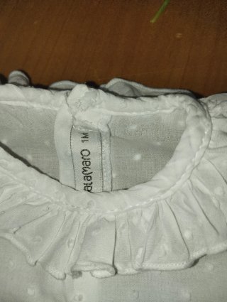 Conjunto Camisa body Plumeti y Braguita Rosa T.1 m