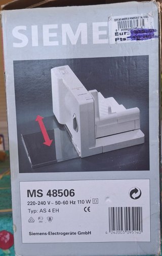 Cortadora de alimentos Siemens