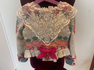 Traje de fallera talla 3/4 años