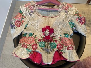 Traje de fallera talla 3/4 años