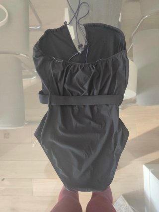 Bañador Oysho negro cinturón Talla S