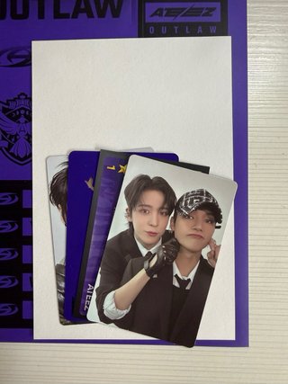 ATEEZ The World EP.2 Outlaw Kpop Album+ PHOTOCARDS