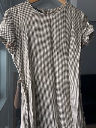 Vestido vintage cuadros talla XL