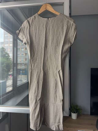 Vestido vintage cuadros talla XL