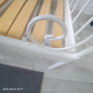 Cama infantil blanca Ikea. Extensible.