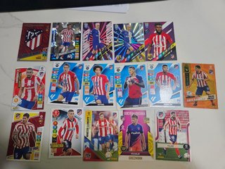 Lote 14 Cards Panini Atlético de Madrid