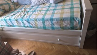 Cama nido 90x190 madera pino blanca