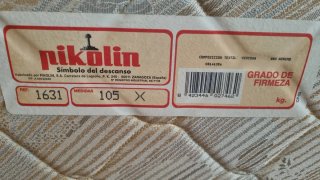 Base tapizada Pikolin 105 cm (sin patas)