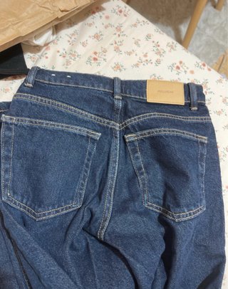 Pantalón Wide Leg Azul Marino