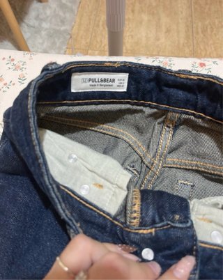 Pantalón Wide Leg Azul Marino