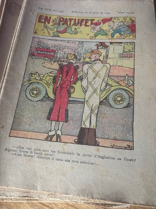 Lote 51 revistas En Patufet antiguas original 1920