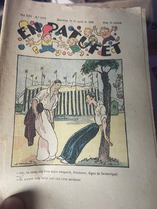 Lote 51 revistas En Patufet antiguas original 1920