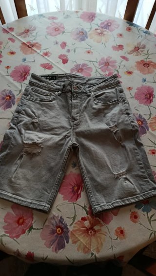Pantalón corto Pull&Bear gris hombre Talla M