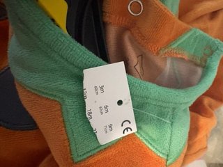 Disfraz o pijama Calabaza Tex 36m