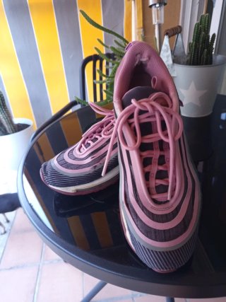 Nike Air Max 97 Talla 38 Gris y Rosa