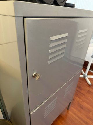 Armario Metálico IKEA Gris 2 Puertas