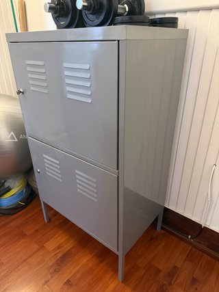 Armario Metálico IKEA Gris 2 Puertas