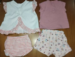 2 Conjuntos niña T.1 y T.3