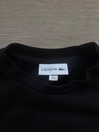 Sudadera Lacoste Negra