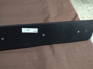 Appendiabiti nero in metallo e legno