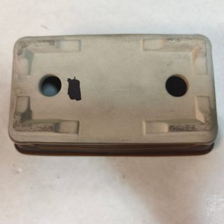 Maceta Rectangular Cerámica Marrón 20x12x5