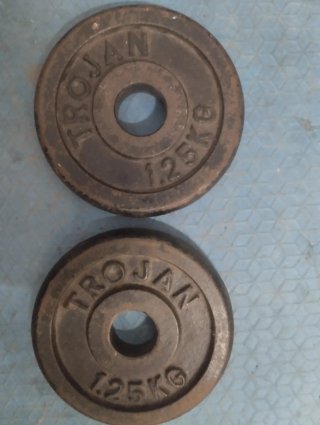2 Discos Pesas 1.25kg Trojan