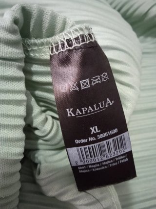 Blusa verde plisada Talla XL