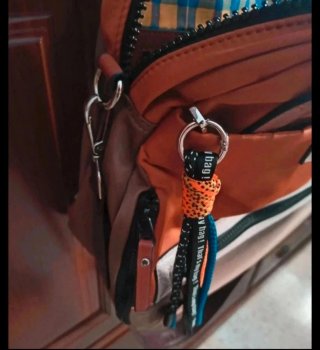 Bolso BINNAIRI Naranja y Marrón