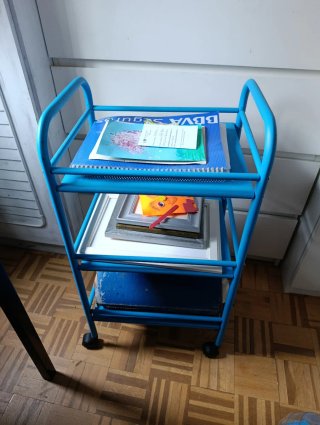 Carrito o Camarera Draggan IKEA azul